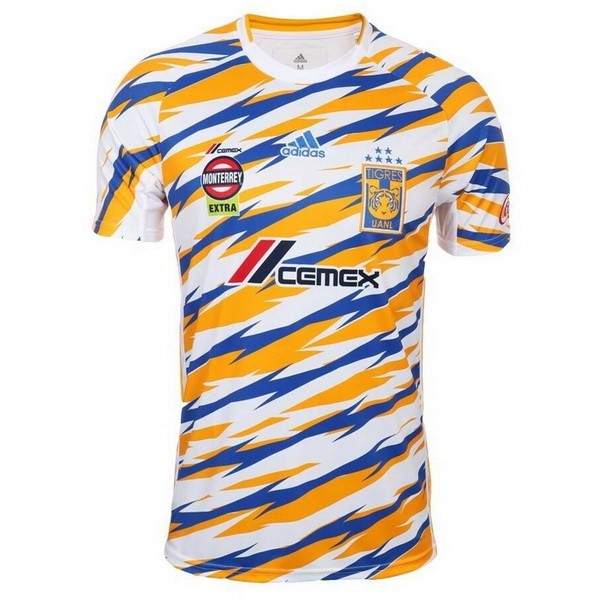 Camiseta Tigres UANL 3ª Mujer 2019/20 Blanco Amarillo